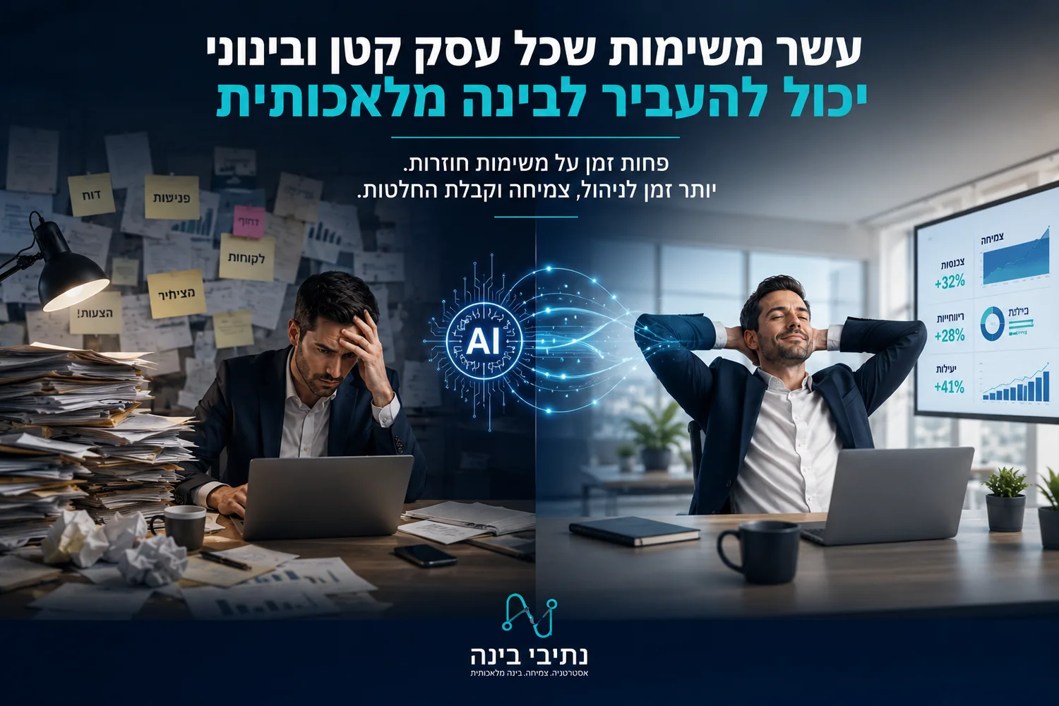 עובדים משלבים כלי בינה מלאכותית בתהליכי העבודה